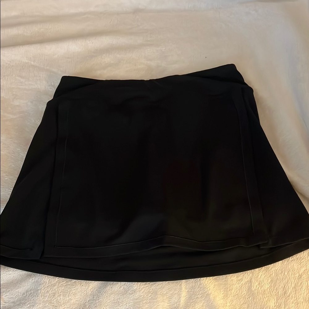 Athleta Black Mini A-Line Skort for Athletic Occasions